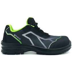 BASE Oren S3 SRC Water-Resistant Safety Low Shoe Unisex BASE Oren S3 SRC Safety Low Shoes Unisex Black-Green Water-Resistant - Safety Low Shoes
