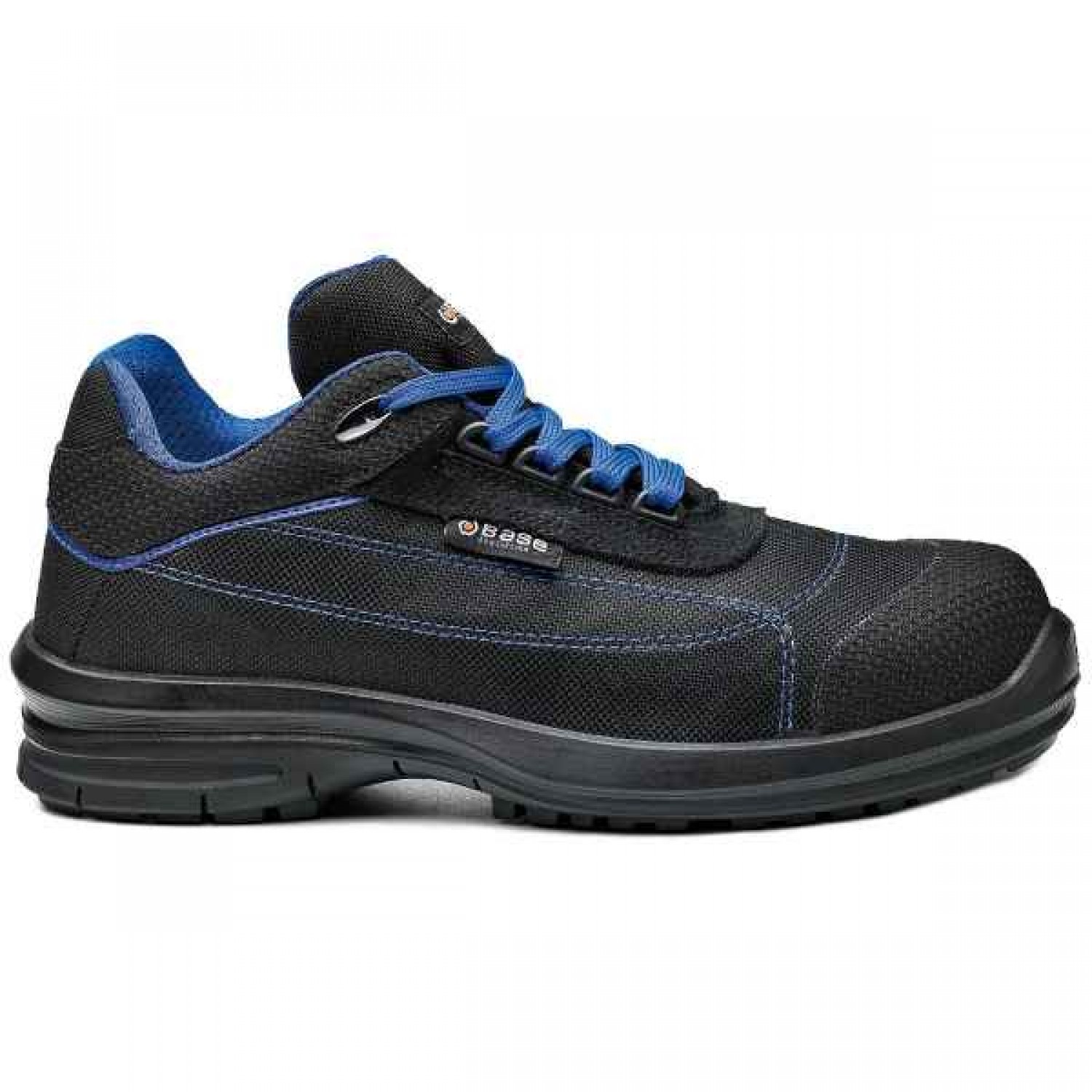BASE Pulsar S1P SRC Safety Low Shoes Black-Blue Unisex - Safety Low Shoes