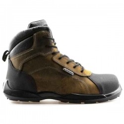 BASE Rafting Top Safety Ankle Boots S3 SRC Brown-Black BASE Rafting Top Water-Resistant Safety Work Ankle Boots S3 SRC Brown-Black - Ankle Support Safety Boots