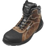 BASE Rafting Top Water-Resistant Safety Work Ankle Boots S3 SRC Brown-Black - Ankle Support Safety Boots
