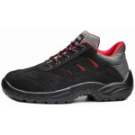 BASE Toledo S1P SRC Safety Low Shoes Black-Red Unisex - Safety Low Shoes