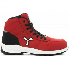 Payper GET FORCE MID S3 ESD SRC Red Safety Ankle Boots