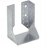 Δοκοθήκη με Εσωτερικά Αυτιά 100x140x75mm DOMAX Γαλβανισμένη WBZ 30 για Κατασκευή Πέργκολας Δοκοθήκη Γαλβανισμένη Εσωτερικά Αυτιά 10x14x7,5cm DOMAX