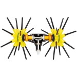 Ελαιοραβδιστικό Asteras Max 6X6 3m Ανθρακόνημα-2Κεφαλές