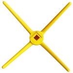 ANGELIS Head Plastics 4-Ends for Olive Harvesters KOUPEPE - Harvester Replacements