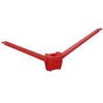 ANGELIS Head Red Plastics 2-Ends for Olive Harvesters KOUPEPE - Harvester Replacements