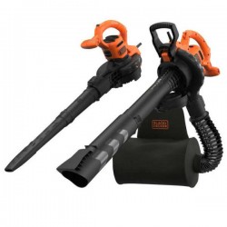 Black & Decker BEBLV290 2900W Leaf Blower-Garden Vacuum-Shredder Electric - Blowers & Vacuums Black & Decker BEBLV290 Blower-Vacuum-Shredder Electric