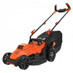 Black & Decker BEMW461BH-QS 1400W 34cm Electric Lawnmower Pushed - Electric Lawn Mowers Black & Decker BEMW461BH-QS 1400W 34cm Electric Lawnmower