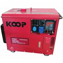 Koop KDF 9500 Q Γεννήτρια Πετρελαίου 8,3KVA Μονοφασική 230V/50Hz-Μίζα-Μπαταρία-AVR - Η/Ζ Γεννήτριες Ρεύματος Κλειστού Τύπου