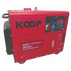 Koop KDF 9500Q-3 Γεννήτρια Πετρελαίου 8,3KVA Τριφασική 380V/50Hz-Μίζα-Μπαταρία-AVR - Η/Ζ Γεννήτριες Ρεύματος Κλειστού Τύπου