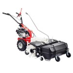 Front Brush With Collector for Eurosystems P55 & P55 EVO Multifunction Two-Wheel Tractor Front Brush With Collector for Eurosystems P55 & P55 EVO