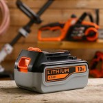 Επαναφορτιζόμενη Μπαταρία 18V 4Ah Λιθίου-Ιόντων BL4018-XJ BLACK & DECKER - Μπαταρίες Λιθίου-Ιόντων Επαναφορτιζόμενη Μπαταρία 18V 4Ah BLACK & DECKER