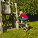 Climb Net with Anchors 50x200cm for Towers Blue Rabbit - Plastic Climbing Nets