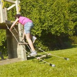 Climb Net with Anchors 50x200cm for Towers Blue Rabbit - Plastic Climbing Nets