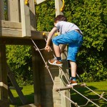 Climb Net with Anchors 50x200cm for Towers Blue Rabbit - Plastic Climbing Nets