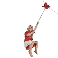 Plastic Monkey Red Swing for Zip Wire Para & Rope-Ring KBT - Fantasy World for Children