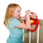 Steering Wheel Red Ø30cm and Mounting Kit for Kids KBT Steering Wheel Red Ø30cm and Mounting Kit for Kids KBT - Fantasy World for Children