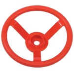 Steering Wheel Red Ø30cm and Mounting Kit for Kids KBT Steering Wheel Red Ø30cm and Mounting Kit for Kids KBT - Fantasy World for Children