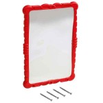 HAHA Playground Red Mirror 58.5 x 38.5 x 4cm-KBT HAHA Playground Red Mirror 58.5 x 38.5 x 4cm-KBT - Fantasy World for Children