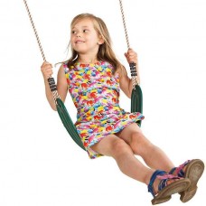 KBT Flexible Wraparound Green Swing Seat for Childrens - Kids Plastic Swings