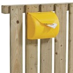 Children's Mailbox-Letter Box Yellow 25x22.6cm Toy KBT - Fantasy World for Children