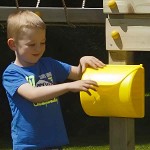 Children's Mailbox-Letter Box Yellow 25x22.6cm Toy KBT - Fantasy World for Children