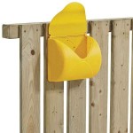 Children's Mailbox-Letter Box Yellow 25x22.6cm Toy KBT - Fantasy World for Children