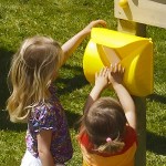 Children's Mailbox-Letter Box Yellow 25x22.6cm Toy KBT - Fantasy World for Children