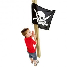Flag With Hoisting System PIRATE 55x45cm & Rope-KBT - Fantasy World for Children