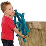 Παιδικό Πηδάλιο «Star» Τιρκουάζ-Λάιμ Ø54,1x7,2cm KBT - Παιδικά Πηδάλια Παιχνιδιού-Φαντασίας