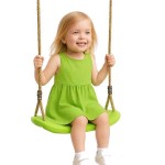 Παιδική Πλαστική Κούνια με Σχοινί & Μεταλλικά Άγκιστρα - Πλαστικές Κούνιες για Παιδιά