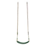 Flexible Wraparound Green Swing Seat for Childrens - Kids Plastic Swings