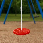 Παιδικό Κάθισμα Τελεφερίκ Κόκκινο 28cm με Σχοινί-Κρίκο - Παιδικά Καθίσματα Παιχνιδιού-Φαντασίας