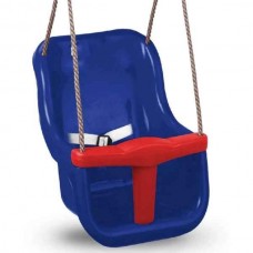 Baby Seat With T-Bar Safety 28x36x42cm Blue-Red - Swing Seats for Babies