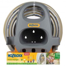 HOZELOCK 20m Hose and Fittings Hanger Starter Set - Hose Reels & Pipes