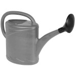 Plastic Watering Can 12lt Grey-Handle & Sprinkler Head Plastic Watering Can 12lt Grey for Garden with Handle & Sprinkler Head MICPLAST - Watering Cans