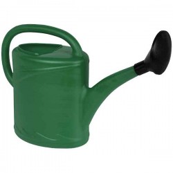 Ποτιστήρι Πλαστικό 12lt Πράσινο Κήπου με Λαβή & Στόμιο Ντους MICPLAST - Ποτιστήρια με Διάτρητο Ακροφύσιο