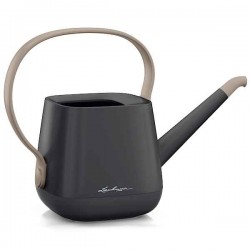 Ποτιστήρι YULA 1,7lt Γκρι Σκούρο-Καφέ με Λαβή & Στόμιο Lechuza - Ποτιστήρια Πλαστικά