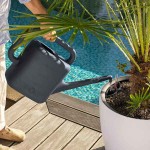Ποτιστήρι Κήπου MOJA Πλαστικό 5lt Σχιστόλιθος 44x14x29cm με Λαβή Lechuza - Ποτιστήρια Πλαστικά
