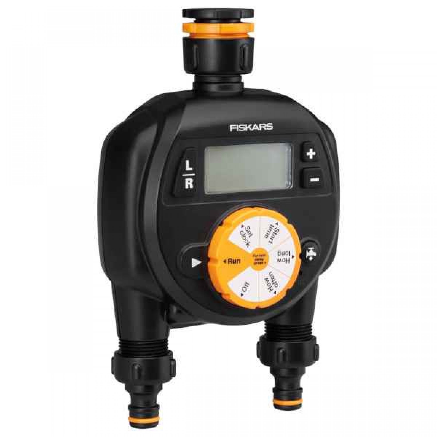 FISKARS CF Dual Output Battery Powered Water Timer - Automatic Irrigation Controllers & Timers