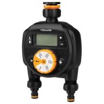 FISKARS CF Dual Output Battery Powered Water Timer - Automatic Irrigation Controllers & Timers