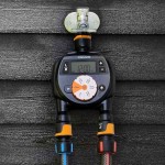 FISKARS CF Dual Output Battery Powered Water Timer - Automatic Irrigation Controllers & Timers