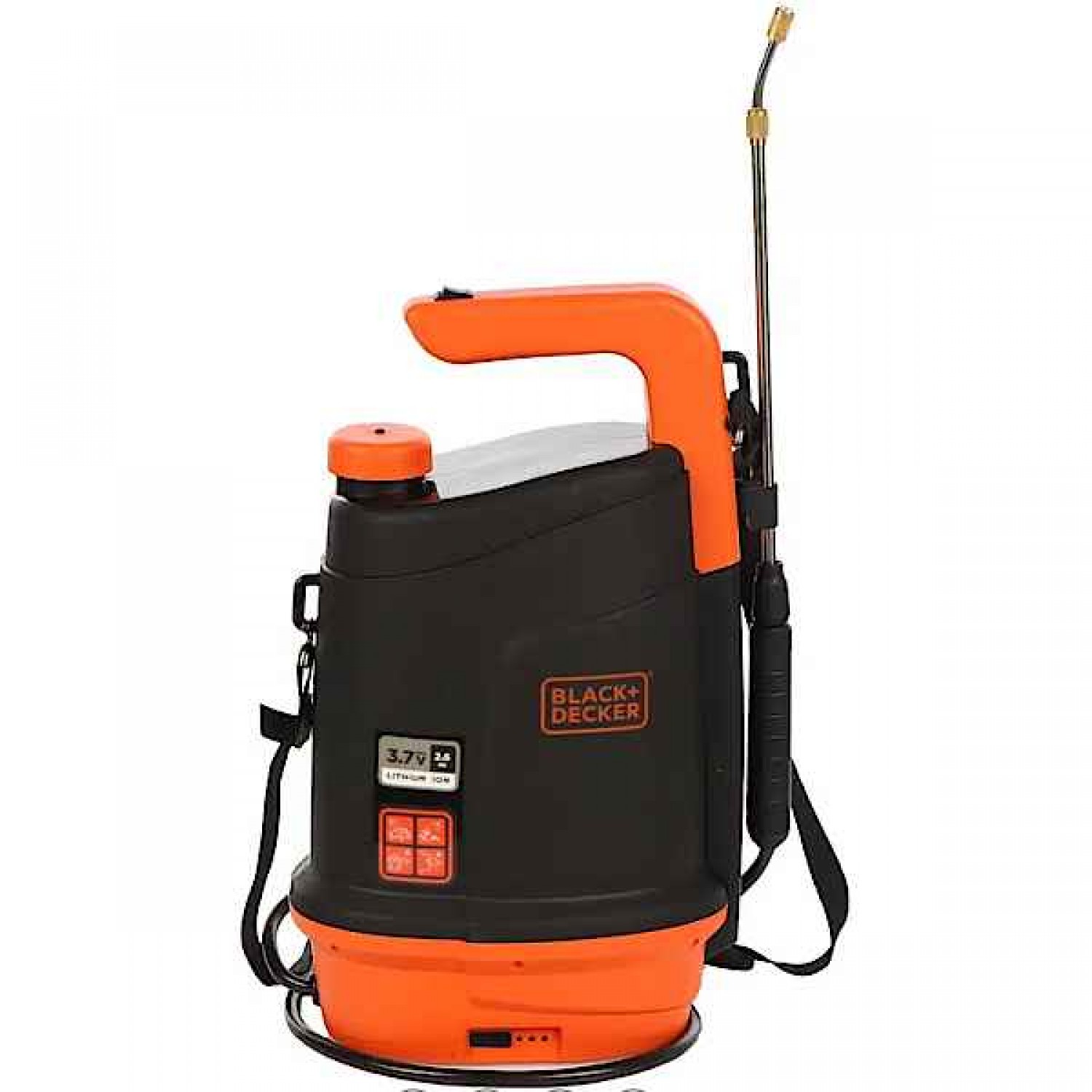 Black & Decker Battery-Powered Backpack Sprayer Pump 5lt (3,7V) - Shoulder Strap Battery Sprayers