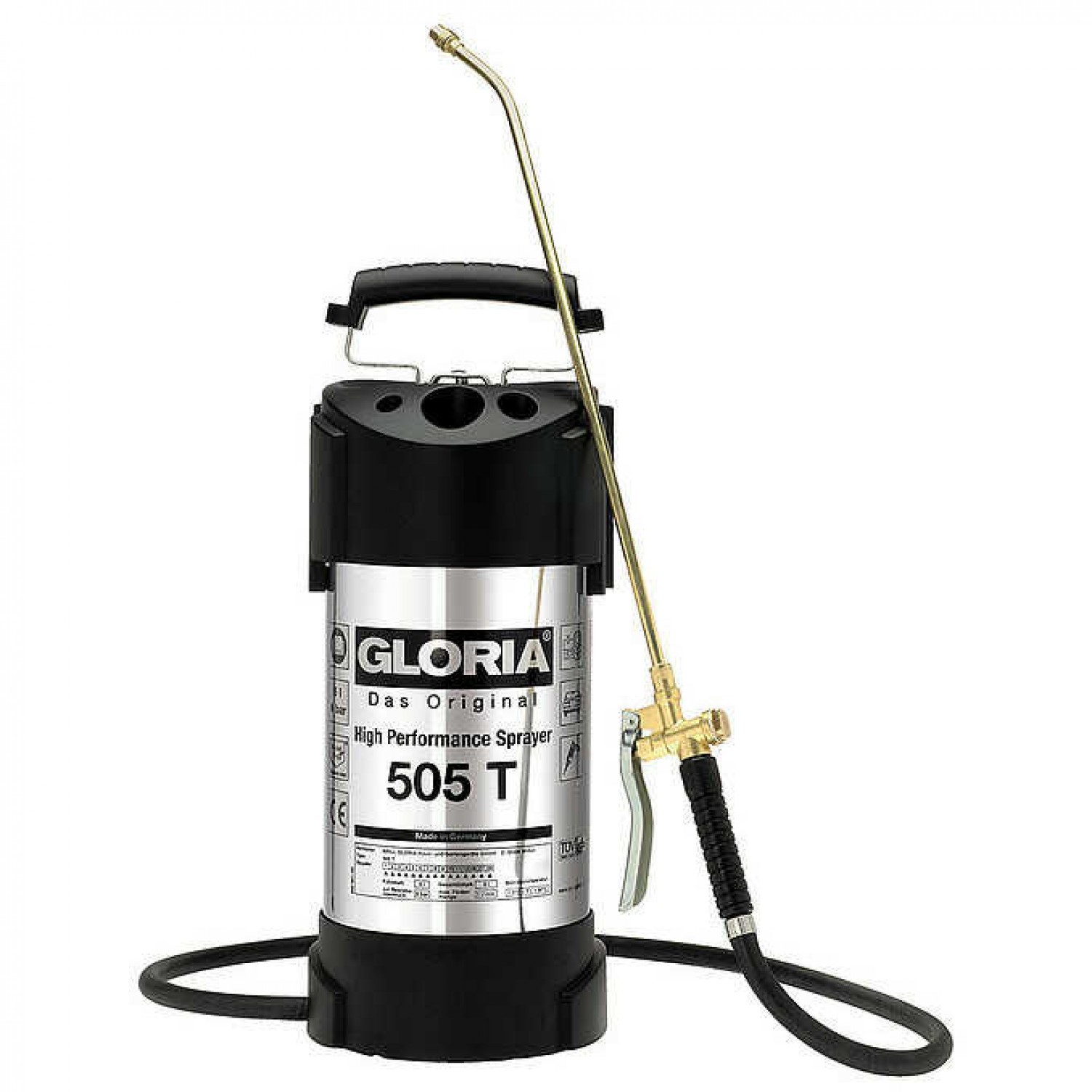 Stainless Steel Sprayers & Manometer 5lt GLORIA 505 T