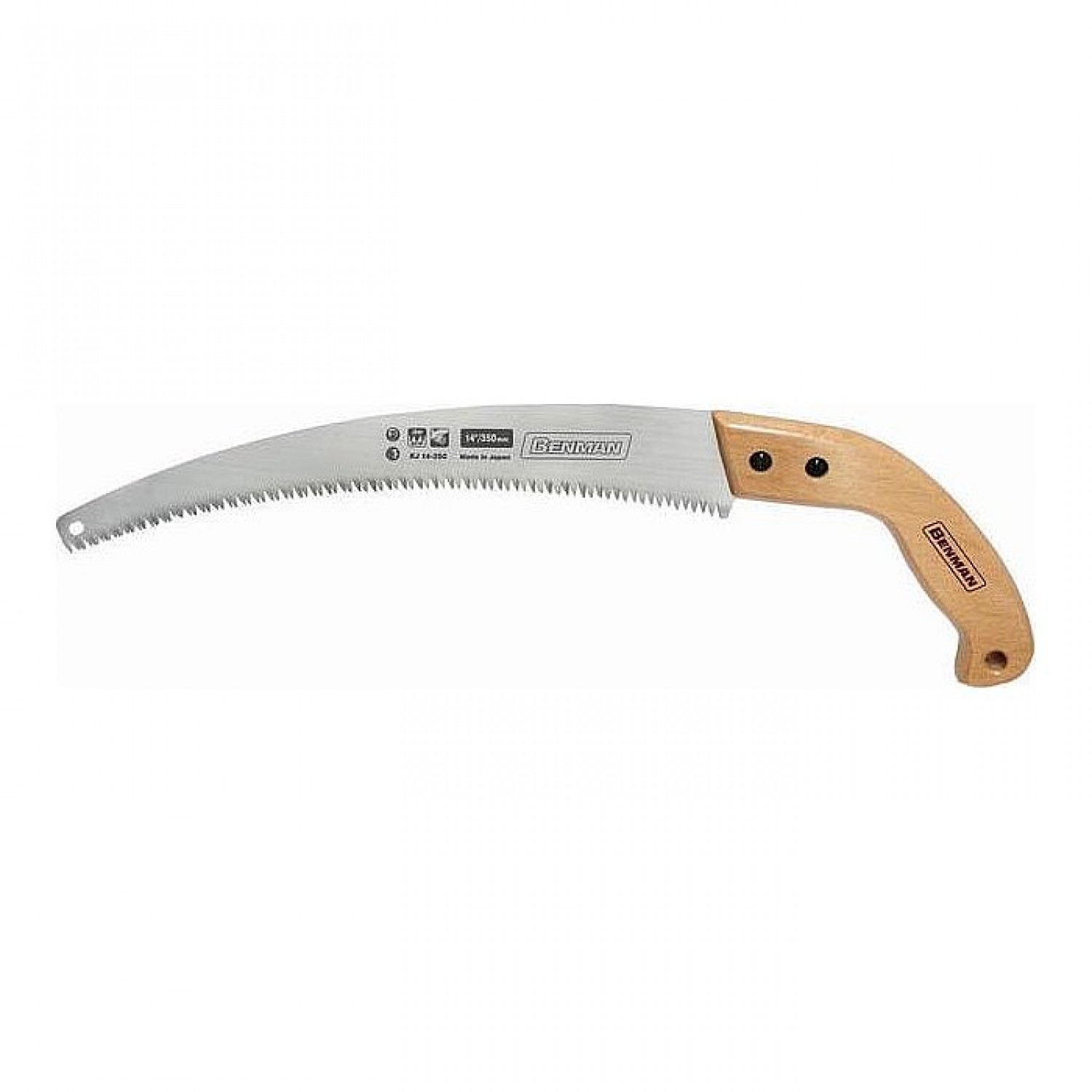 Curved Saw 35cm With Oak Ergonomic Handle Benman | kipogeorgiki.gr