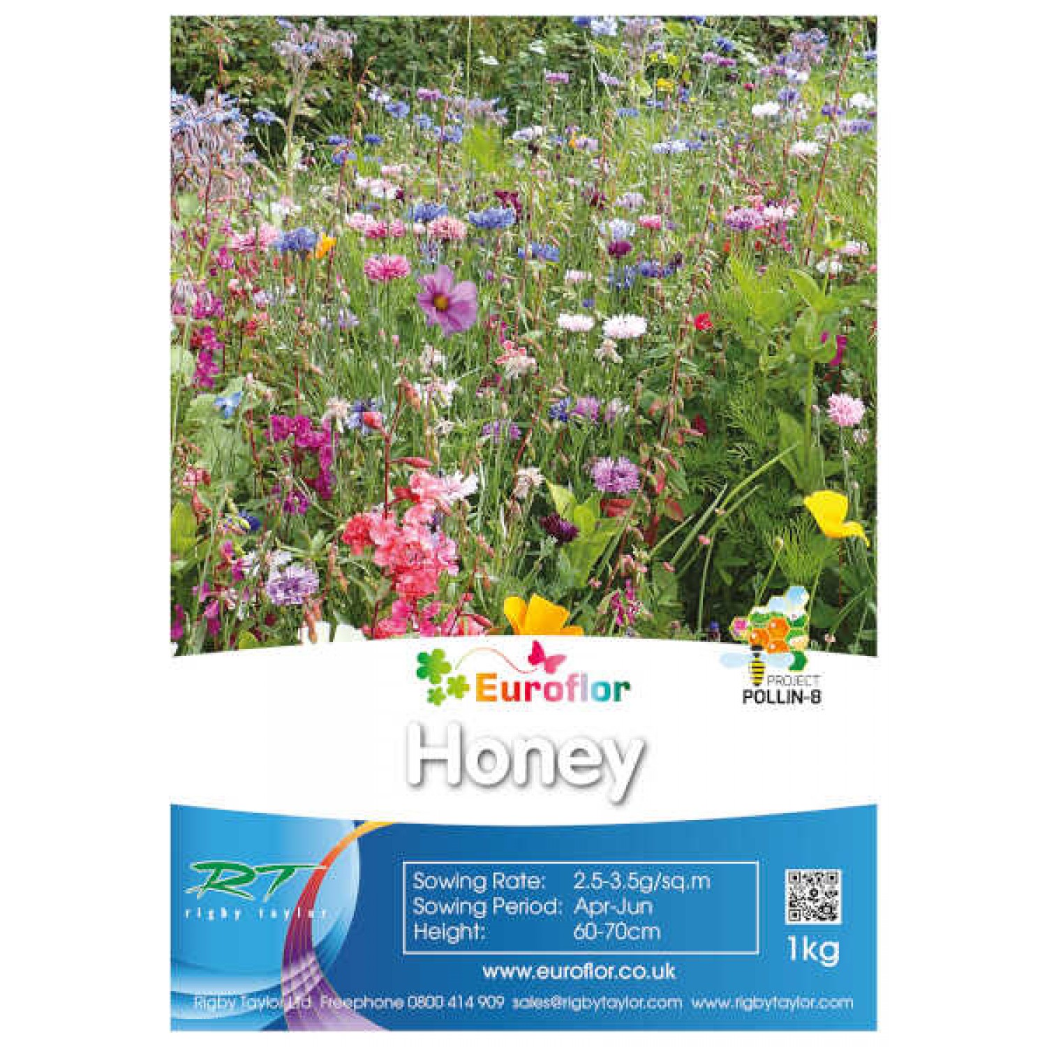EUROFLOR Honey 1kg Seeds Mixture for Urban Meadows