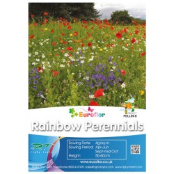 EUROFLOR Rainbow Perennials 1kg Seeds Mixture for Urban Meadows - Urban Meadows Seed Mixes EUROFLOR Rainbow Perennials 1kg Seeds Mixture Urban Meadows