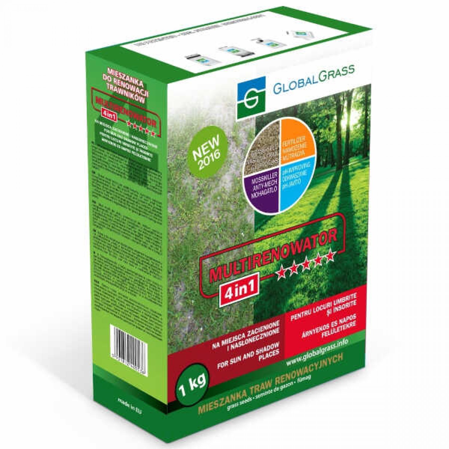 Renovation 4 in 1 1kg Mixture Seeds - GLOBAL GRASS