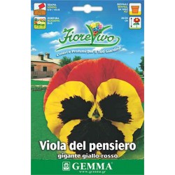 Πανσές Γίγας Μίγμα Κόκκινο-Κίτρινο 0,2g Σπόροι Φάκελος