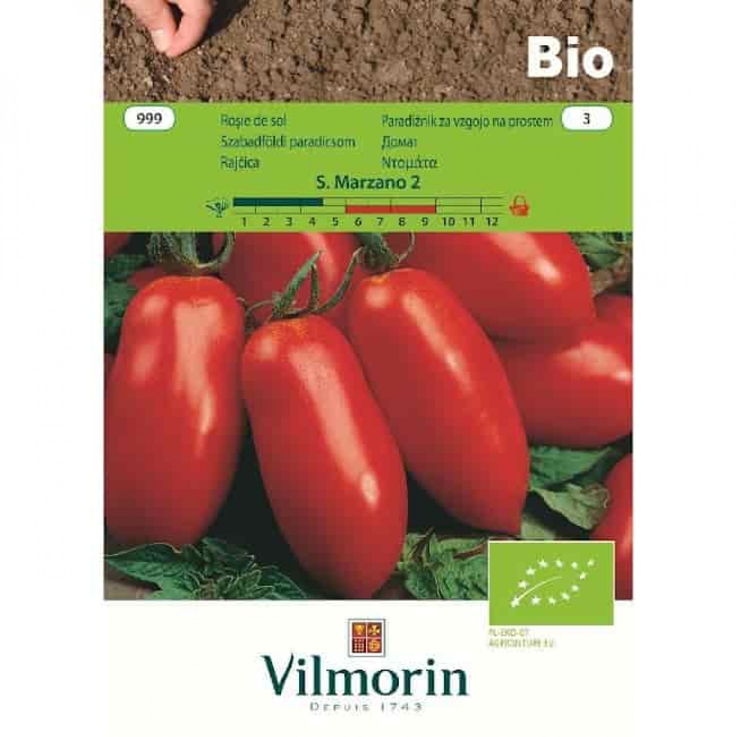 Βιολογική Ντομάτα Bio Saint Marzano 999 | Κηπογεωργική